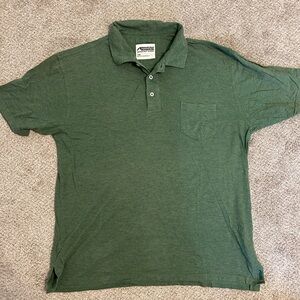 Mountain Khakis Mens Patio Polo Green L